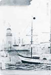 photo: One of Yataro's steamships, the sidewheeler Tokyo-maru